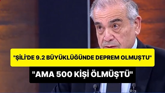 Mustafa Erdik: '2010'da Şili'de 9.2 Büyüklüğünde Deprem Olmuştu, 500 Kişi Ölmüştü'