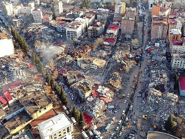 Türkiye'yi yasa boğan Kahramanmaraş merkezli depremler, büyük yıkıma sebep oldu.