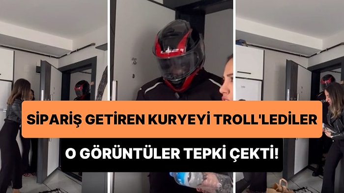 Yemek Siparişi Getiren Kuryeyi Troll'leyen Kadınların Tepki Çeken Görüntüleri