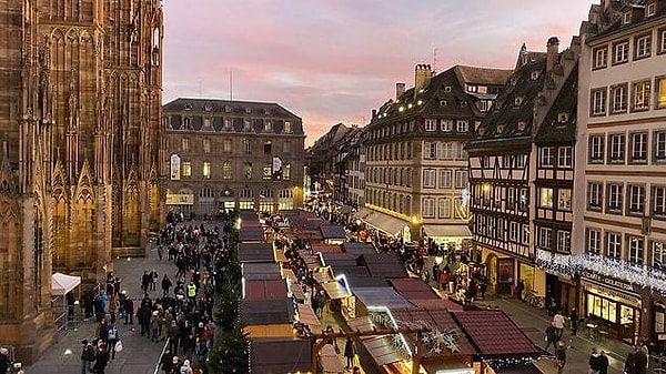 The city of Strasbourg, where the cathedral is located and which was added to the UNESCO World Heritage list in 1988, is known as the capital of Christmas and is a popular destination for the colorful markets and festivities around the cathedral at Christmas time.
