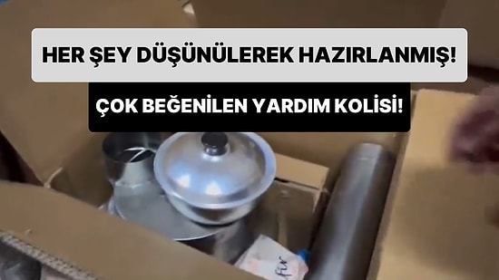 Deprem Bölgesine İçinde Her Şey Düşünülmüş Bir Şekilde Yardım Kolisi Gönderen Şirket Büyük Alkış Aldı