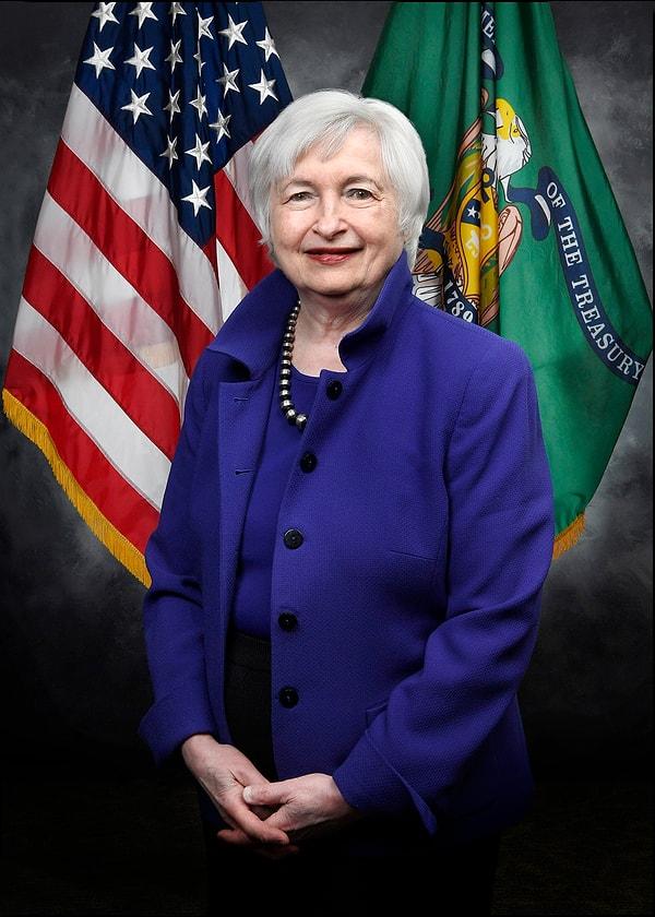 Janet Yellen, Amerika'nın Maliye Bakanı. Yellen bu göreve 2021 yılında geldi.