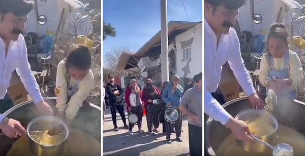 Depremzedeler için yemek yaparak dağıtan Baruthane Pilavcısı Nedim, çalışmalarına devam ediyor ve sık sık da gündem oluyor.