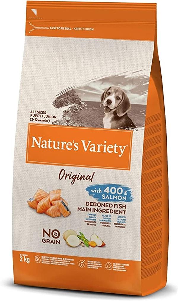5. Nature's Variety Dog No Grain Tahılsız Junior Salmon
