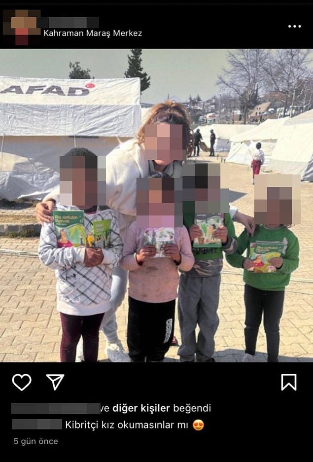 Bir sosyal medya kullanıcısı da bölgeye giden isimlerden biri oldu. Ancak kullanıcının depremzede çocuklara Kibritçi Kız kitabını hediye etmesi sosyal medyada tepki çekti.