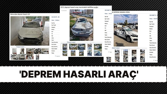 Yeni Bir Hayat İçin Satışa Çıkardılar: İlan Sitelerinde 'Deprem Hasarlı Araç' Yoğunluğu