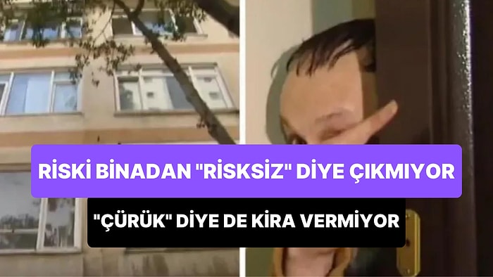 Riskli Binadan Çıkmayan Vatandaş: 'Sorunlu Olsa 100 Yıl Önce İngilizler Tren Rayını Buradan Niye Geçirdi?'