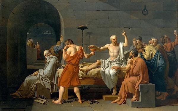 Sokrates M.Ö. 399 yılında 70 yaşındayken, yargılandı. Bu yargılanmanın temelde iki sebebi vardı. Biri dinsizlik, çünkü Sokrates şehrin tanrılarını tanımıyordu ve yeni tanrılar oluşturuyordu. İkincisi ise Atina gençliğinin yozlaşmasına sebep olmasıydı.