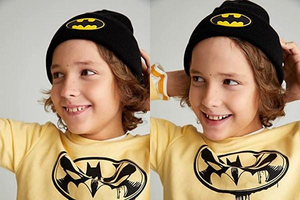 Erkek çocuklarının vazgeçilmezi: Batman bere modelleri