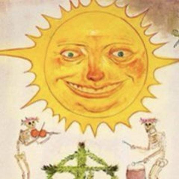 3. Midsommar (2019) filmindeki Dani karakterinin gülüşü filmin başında gösterilen resimdeki güneşin gülüşüyle paralellik gösteriyor.