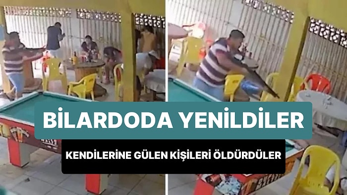 Bilardo Oyununda Yenilgiyi Hazmedemeyen İki Adam Kendilerine Gülen 7 Kişiyi Öldürdü