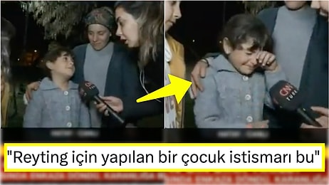 Depremzede Bir Çocuğa Peş Peşe Sorular Sorup Ağlatan Fulya Öztürk, Eleştirilerin Hedefi Oldu!