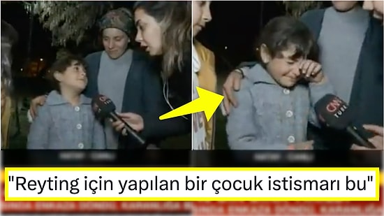 Depremzede Bir Çocuğa Peş Peşe Sorular Sorup Ağlatan Fulya Öztürk, Eleştirilerin Hedefi Oldu!