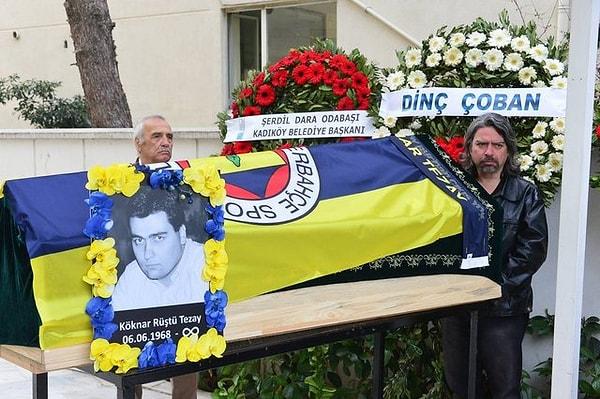 İki aydır kanser tedavisi gören ve kalp krizi geçirerek hayatını kaybeden Teyaz için Fenerbahçe Camii'nde cenaze namazı kılındı.