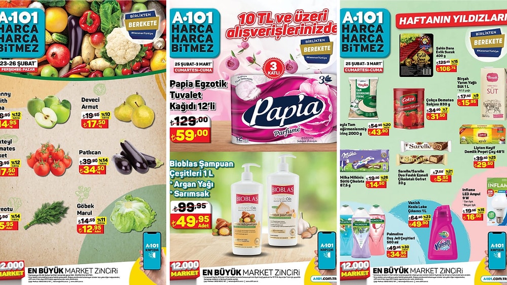 25 Şubat - 4 Mart 2023 A101 Haftanın Yıldızları Kataloğu