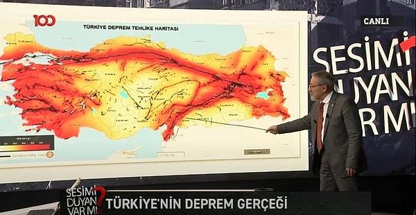"Türkiye’nin en tehlikeli deprem sınırı yaklaşık Karlıova ile Yunanistan’a kadar olan 1650 kilometre…"