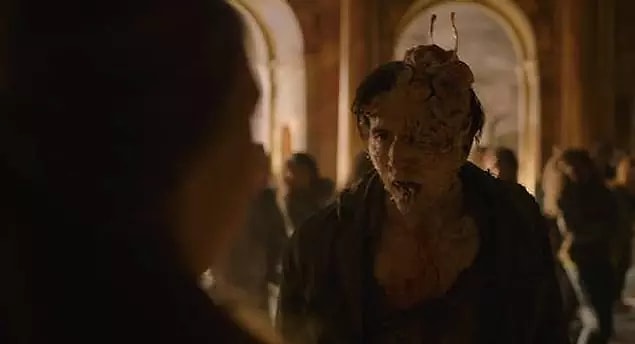 9. Actors were given training in camps so that they could portray infected characters.