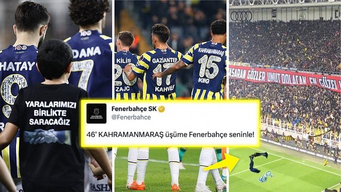 Erteleme Maçında Konyaspor'u Mağlup Eden Fenerbahçe Depremzedeleri Bir An Olsun Unutmadı