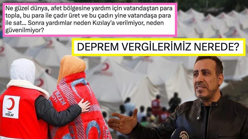 Kime Neyi Satıyorsunuz? Kızılay'ın AHBAP'a 46 Milyon TL'lik Çadır Satma İddiası Vatandaşların Tepkisini Çekti!