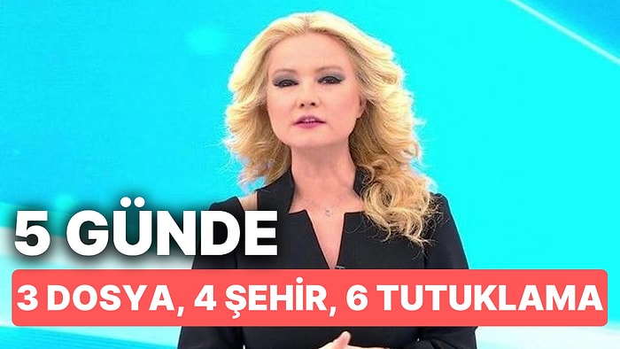 Ekrana Hızlı Bir Dönüş Yapan Müge Anlı, Deprem Yardımlarının Yanı Sıra 5 Günde 3 Dosyayı Aydınlığa Kavuşturdu!