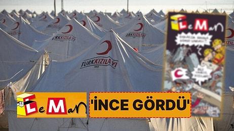 LeMan, Çadır Satışını Kapağa Taşıdı: "Kızılay Enkaz Altında"