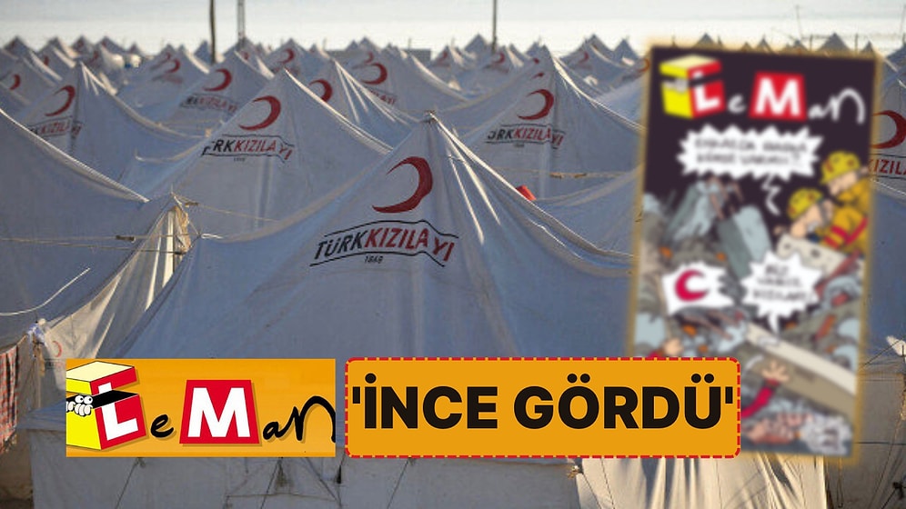 LeMan, Çadır Satışını Kapağa Taşıdı: "Kızılay Enkaz Altında"