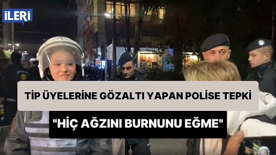 TİP'in Protesto Yürüyüşü Polis Tarafından Engellendi: Vatandaştan Polise 'Hiç Ağzını Burnunu Eğme' Tepkisi