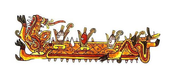 Mite göre büyük tanrılar Quetzalcoatl ve Tezcatlipoca, yeri ve göğü yaratmak için yaratığı parçalara ayırdı ve dağlar, nehirler ve kaynaklar gibi diğer tüm şeyler onun çeşitli vücut parçalarından geldi. Tanrılar, Cipactli'nin ruhunu teselli etmek için ona insan kalpleri ve kan vaat ettiler.