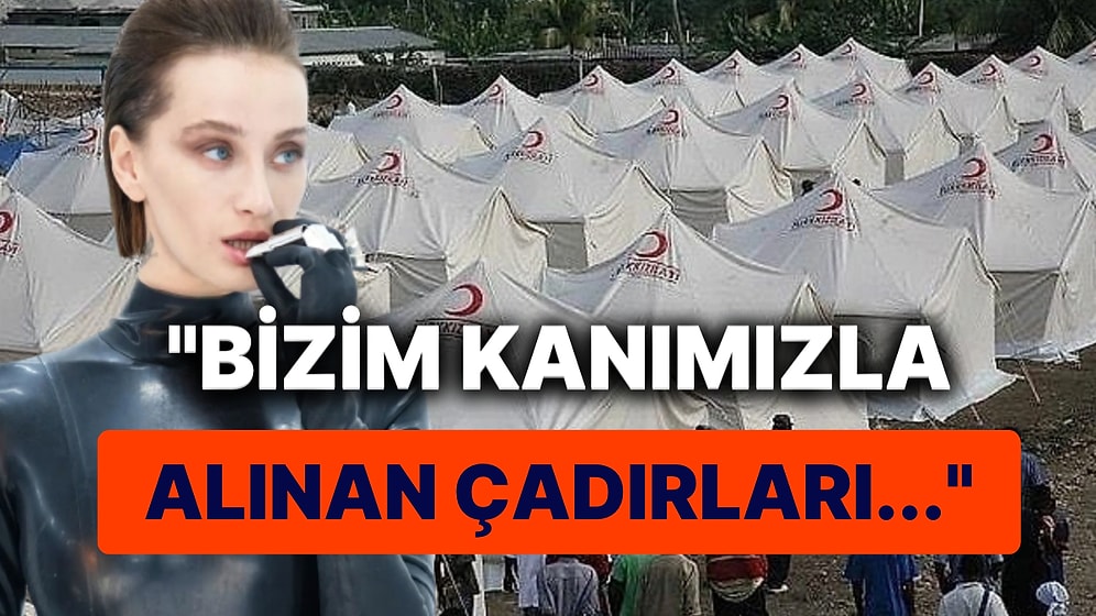 Didem Soydan, AHBAP'a Parayla Çadır Satan Kızılay'a Hayatının Dersini Verdi!