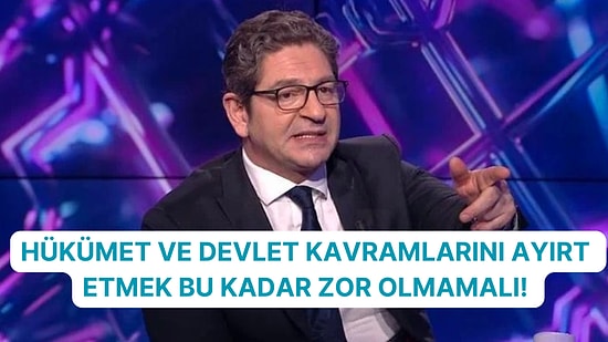 Bir Çıkış da beIN Sports Yorumcusu Güntekin Onay'dan: ''Hükümet ile Devlet Aynı Şey Değil''