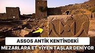 Çanakkale'deki Assos Antik Kentinde Bulunan Toplu Mezarların 'Et Yiyen' Taşlarının Gizemi