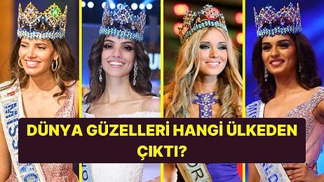 Miss World Birincilerinin Hangi Ülkeden Çıktığını Bulabilecek misin?