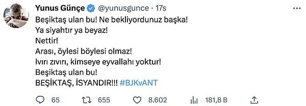 ''Beşiktaş İsyandır!''