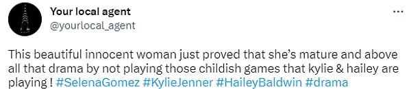 'Bu masum güzel kadın Kylie ve Hailey'in oynadığı çocukça oyunları oynamayacak kadar olgun olduğunu kanıtladı'