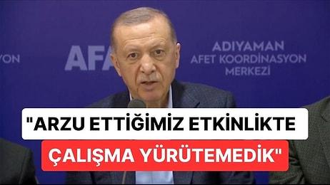 Erdoğan Adıyaman'dan Helallik İstedi: "Arzu Ettiğimiz Etkinlikte Çalışma Yürütemedik"