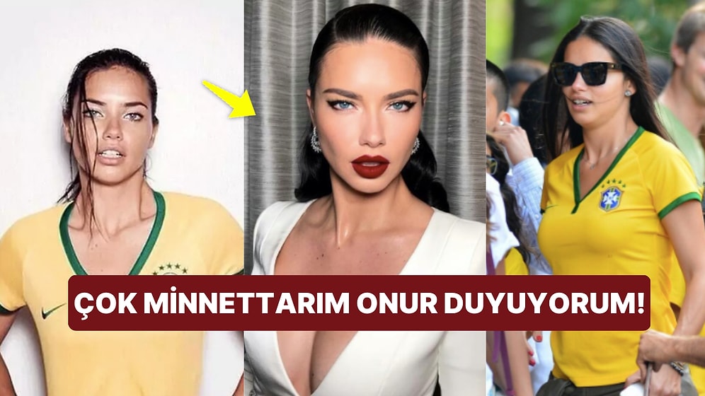 FIFA Duyurdu: Adriana Lima 'FIFA Küresel Taraftar Elçisi' Oldu!