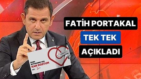 Fatih Portakal "Kızılay Hastanelere Kan Satıyor" İddiasını Sürdürdü