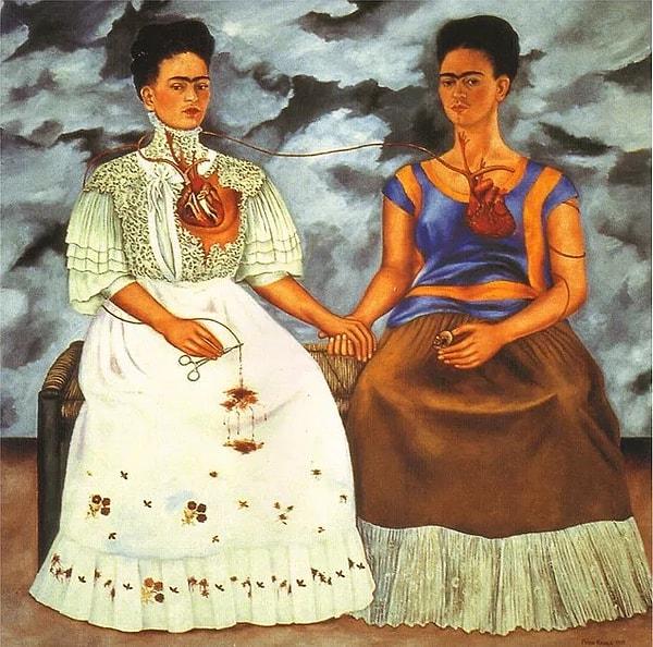 4. 'The Two Fridas— - Frida Kahlo