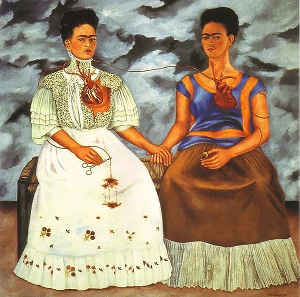 4. 'The Two Fridas— - Frida Kahlo