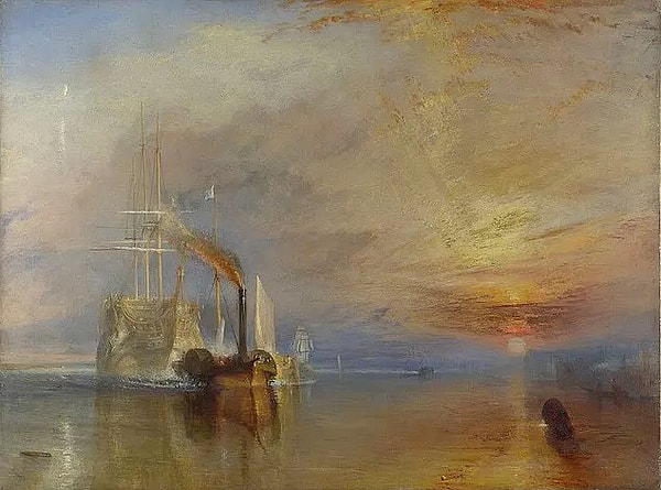 7. 'The Fighting Temeraire - J. M. W. Turner