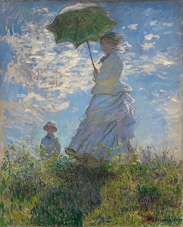 10. 'Woman with a Parasol - Madame Monet and Her Son— - Claude Monet