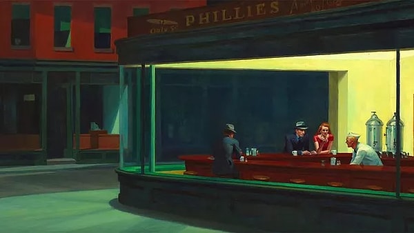 11. 'Nighthawks— - Edward Hopper