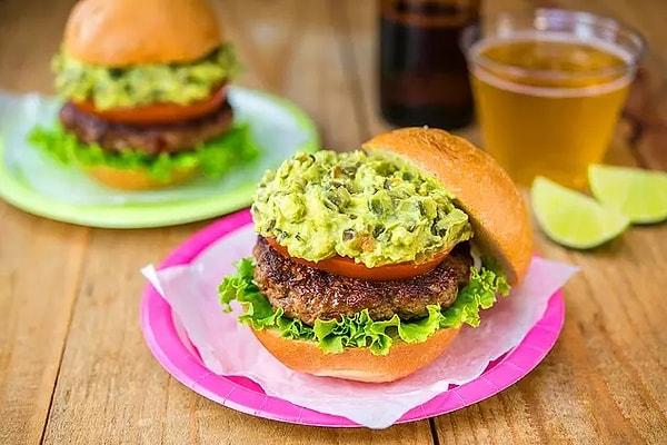 2. A sauce that suits everything: Guacamole burger