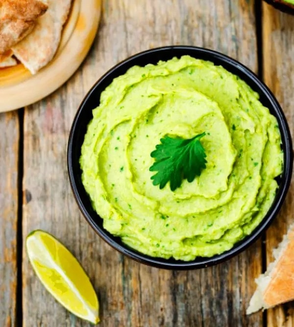 5. Hummus, with avocado