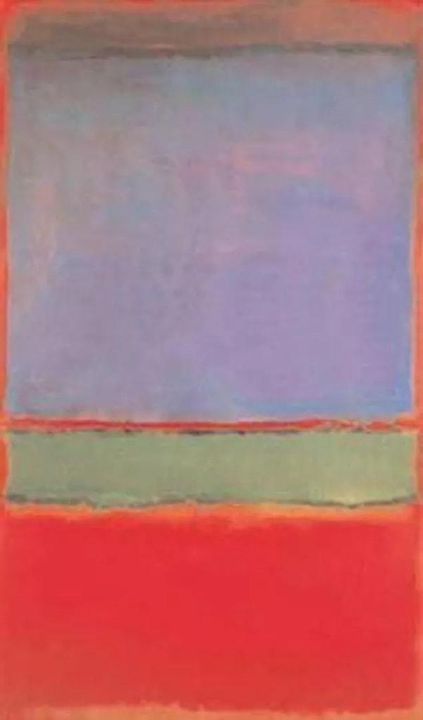 6. Mark Rothko's painting No.6 (Violet, Green, and Red)