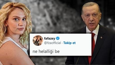 Farah Zeynep Abdullah'tan Cumhurbaşkanı Erdoğan'a: "Ne helalliği be..."