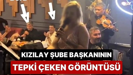 Kızılay Edremit Şube Başkanı'nın Eğlence Görüntüleri Tepkilere Neden Oldu