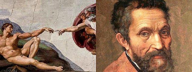 11. The Creation of Adam - Michelangelo