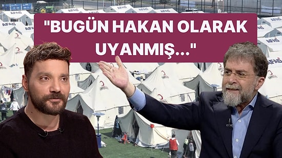 Oğuzhan Uğur Çadır Satan Kızılay'dan Hesap Soran Ahmet Hakan'a Mizahi Bir Dilde Cevap Verdi