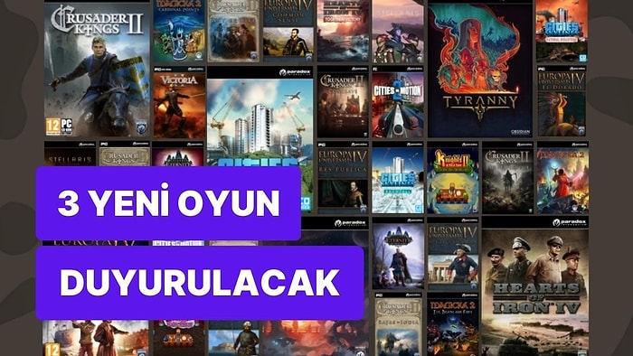 Strateji Devi Paradox Interactive 3 Yeni Oyun Duyurmaya Hazırlanıyor